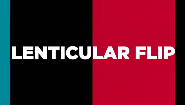 70 LENTICULAR FLIP : bascule lenticulaire