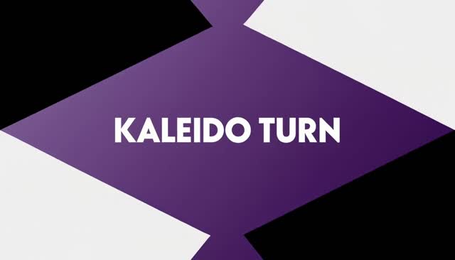 54 KALEIDO TURN : rotation kaléidoscopique