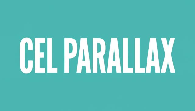 80 CEL PARALLAX : parallaxe multicouche de décor en celluloïd