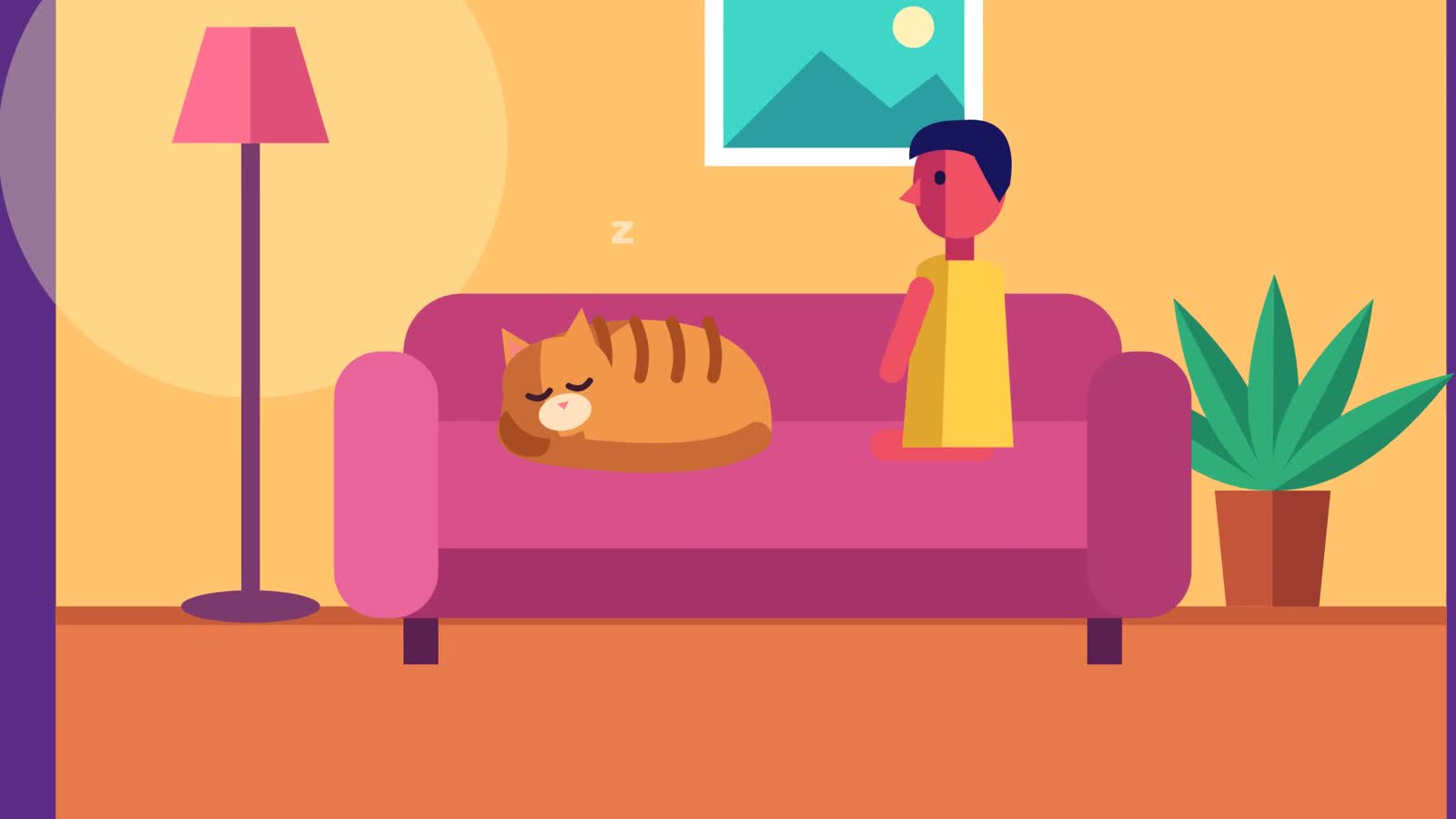 Opus 5.5 Animation PoC：Flat Vector Explainer PoC