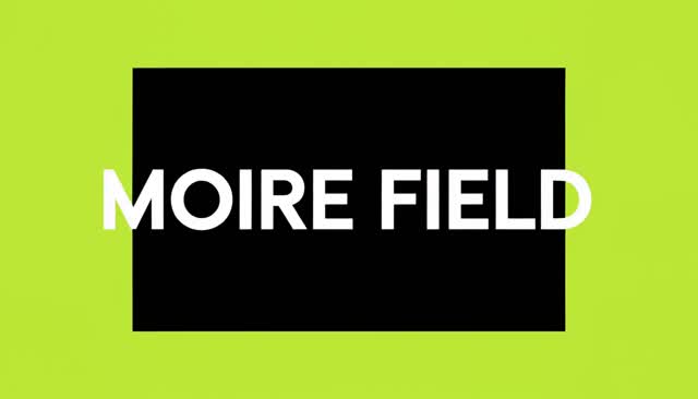 62 MOIRE FIELD : motif d’interférence moiré