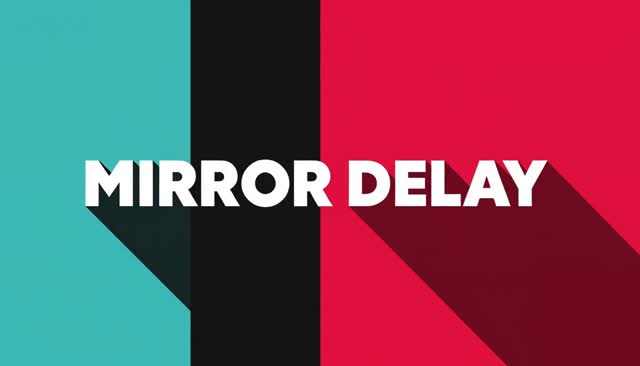 55 MIRROR DELAY : retard de l’image dans le miroir