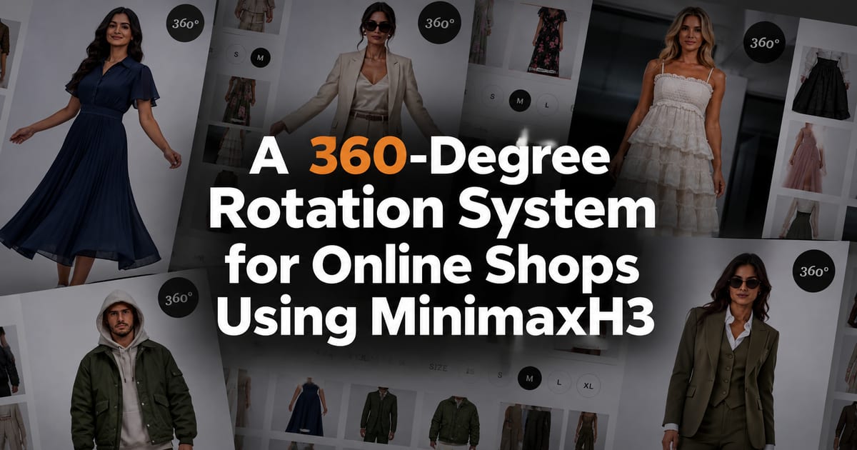 Un système de rotation à 360° pour les boutiques en ligne avec MinimaxH3